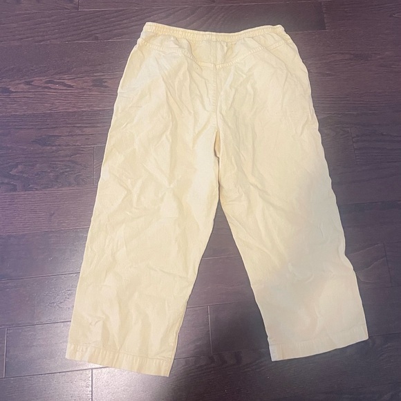 Yellow Cotton Pants, Casual Corner Annex - Picture 3 of 3